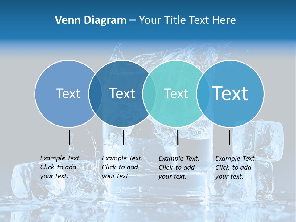 Stem Close Up Advertising PowerPoint Template