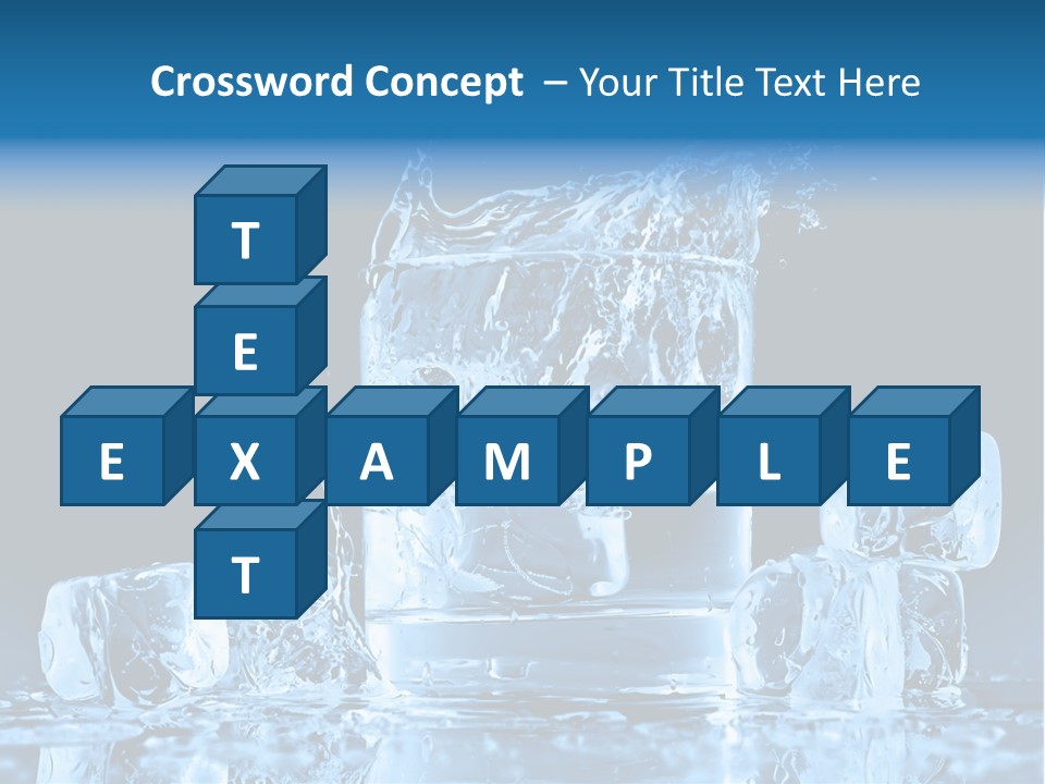 Stem Close Up Advertising PowerPoint Template