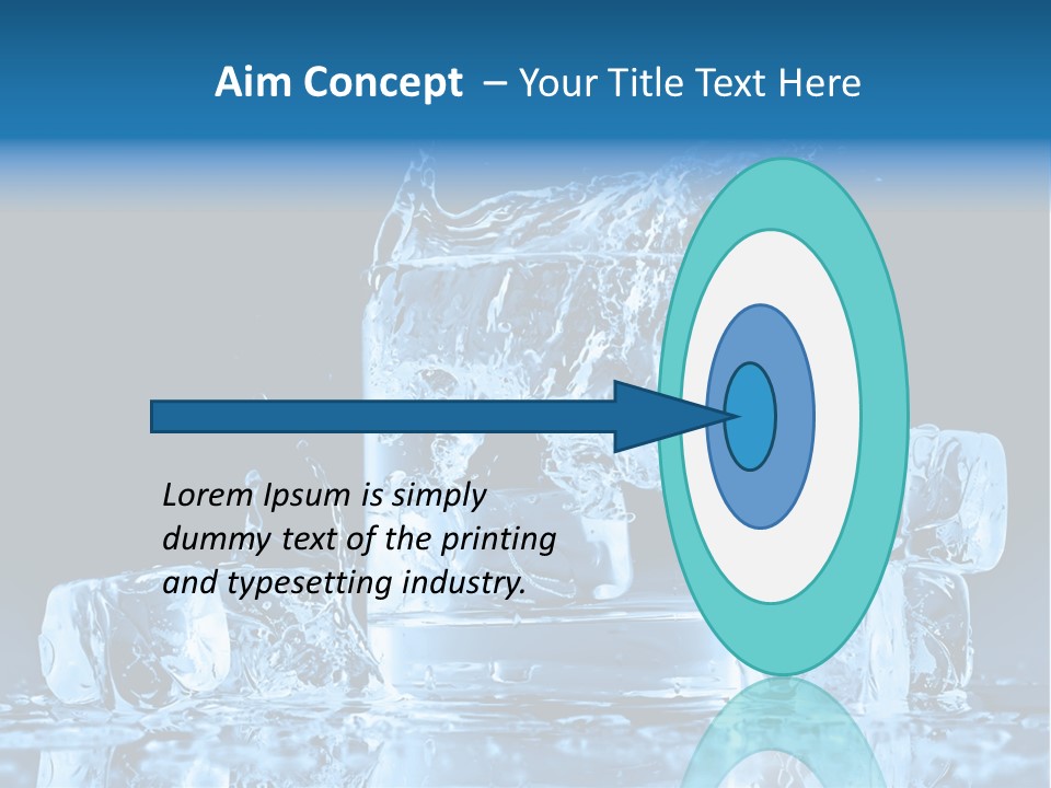 Stem Close Up Advertising PowerPoint Template