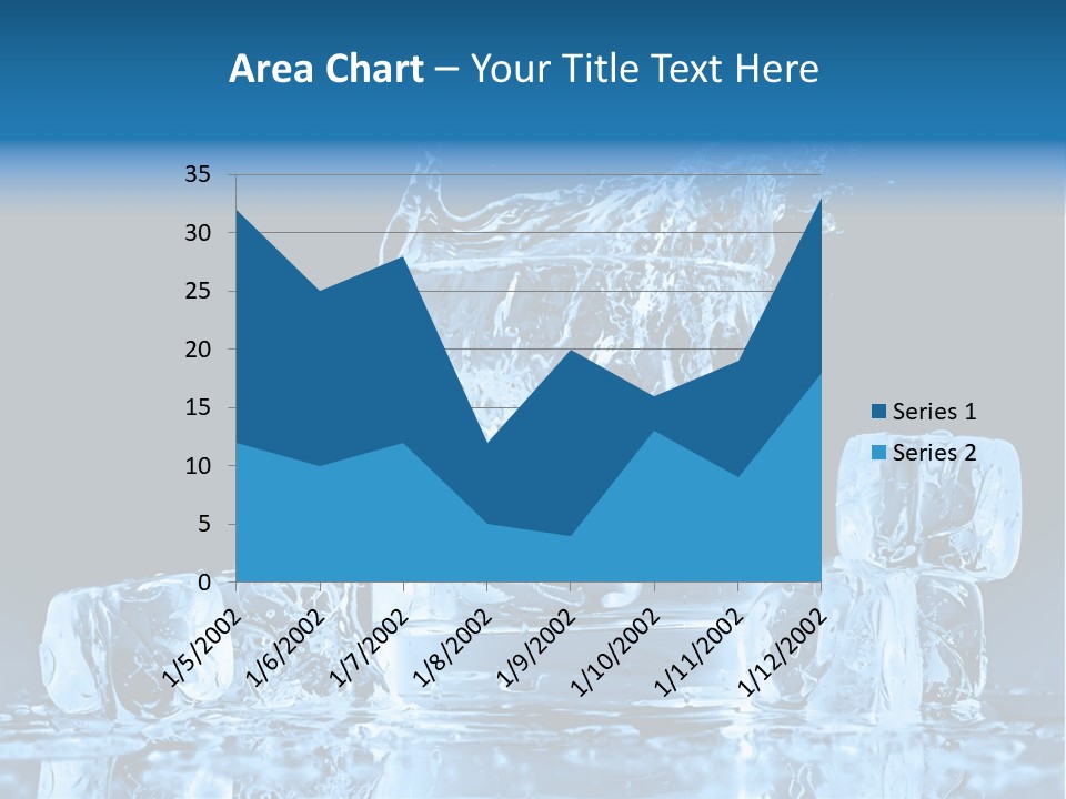 Stem Close Up Advertising PowerPoint Template