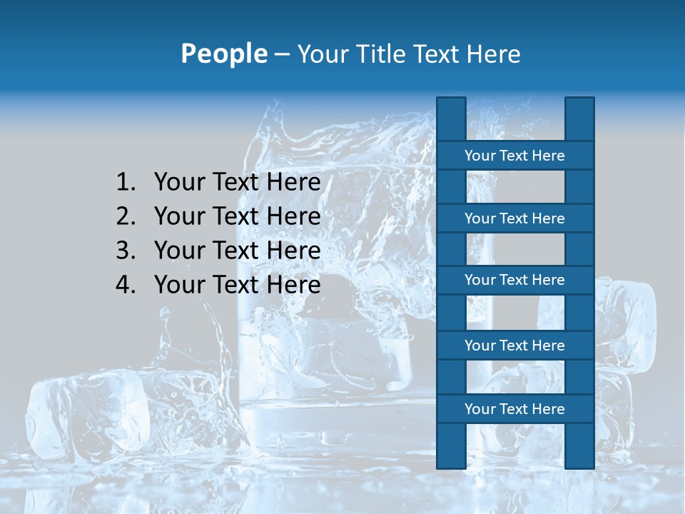 Stem Close Up Advertising PowerPoint Template