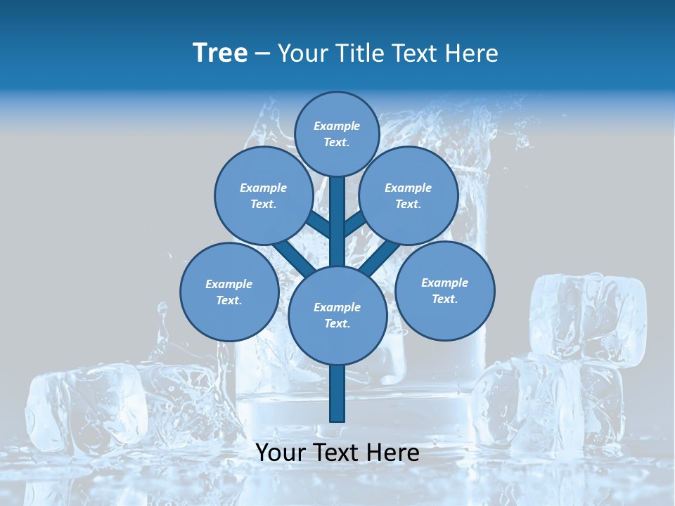 Stem Close Up Advertising PowerPoint Template