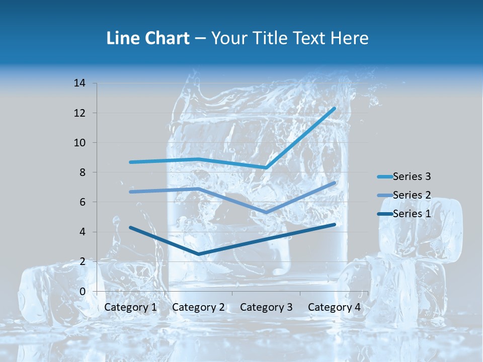 Stem Close Up Advertising PowerPoint Template