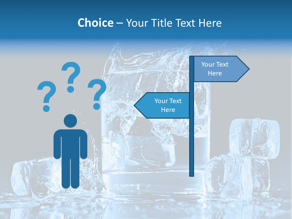 Stem Close Up Advertising PowerPoint Template