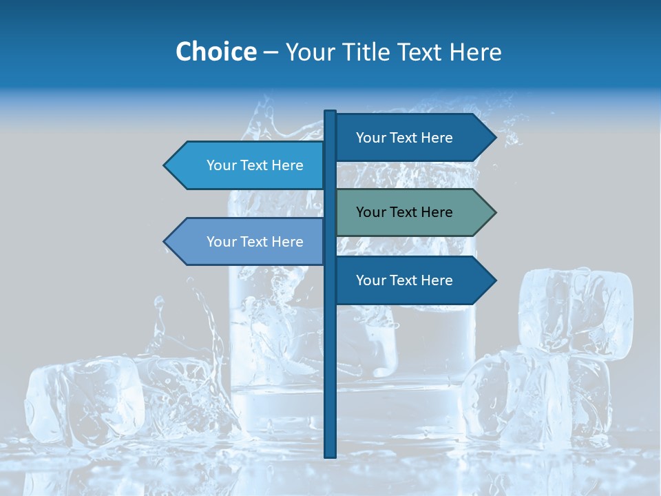 Stem Close Up Advertising PowerPoint Template