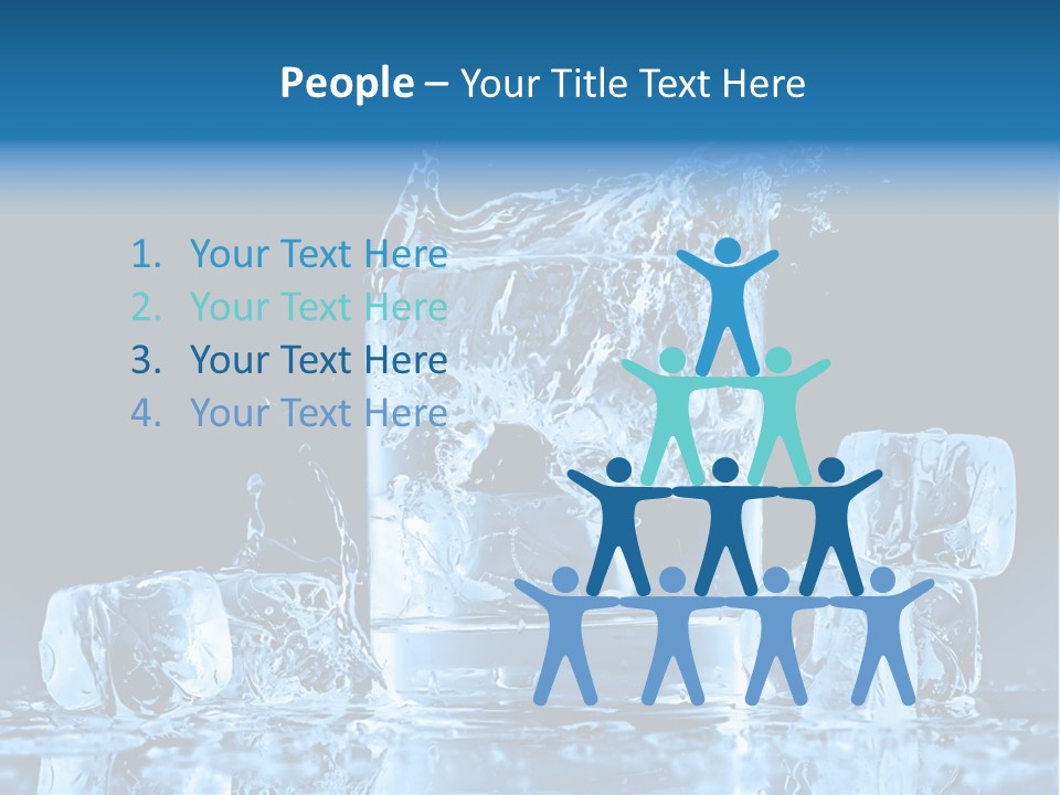 Stem Close Up Advertising PowerPoint Template