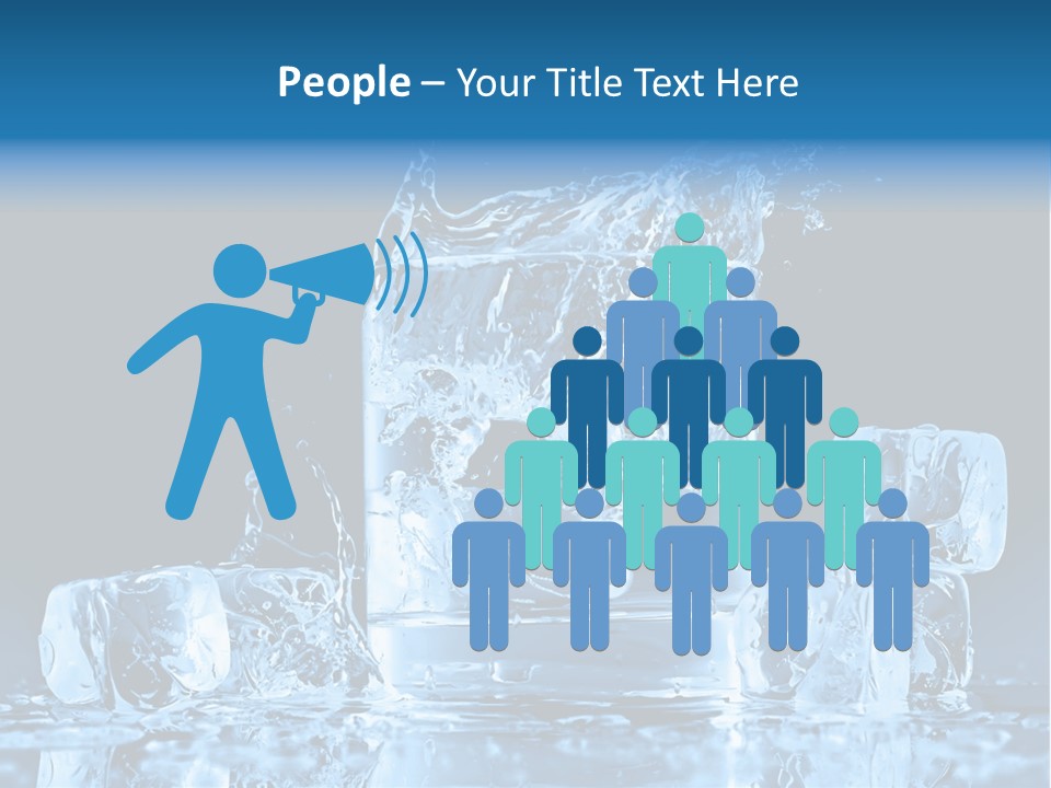 Stem Close Up Advertising PowerPoint Template