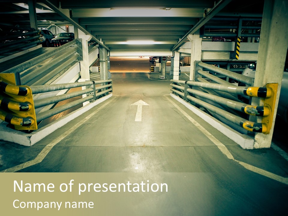 Interior Parking PowerPoint Template