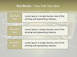 Interior Parking PowerPoint Template