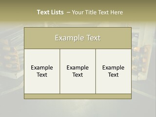Interior Parking PowerPoint Template