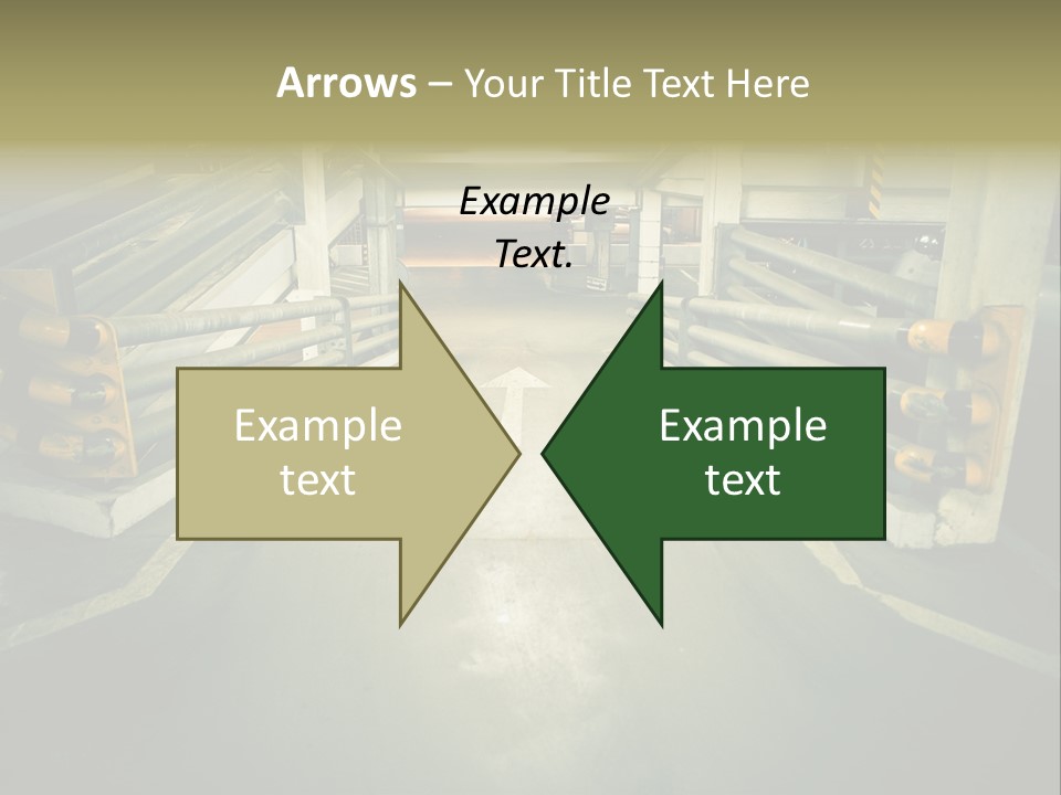Interior Parking PowerPoint Template