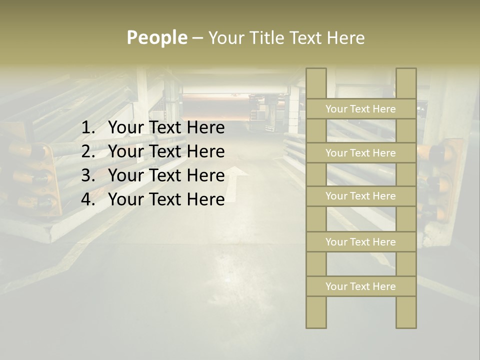 Interior Parking PowerPoint Template