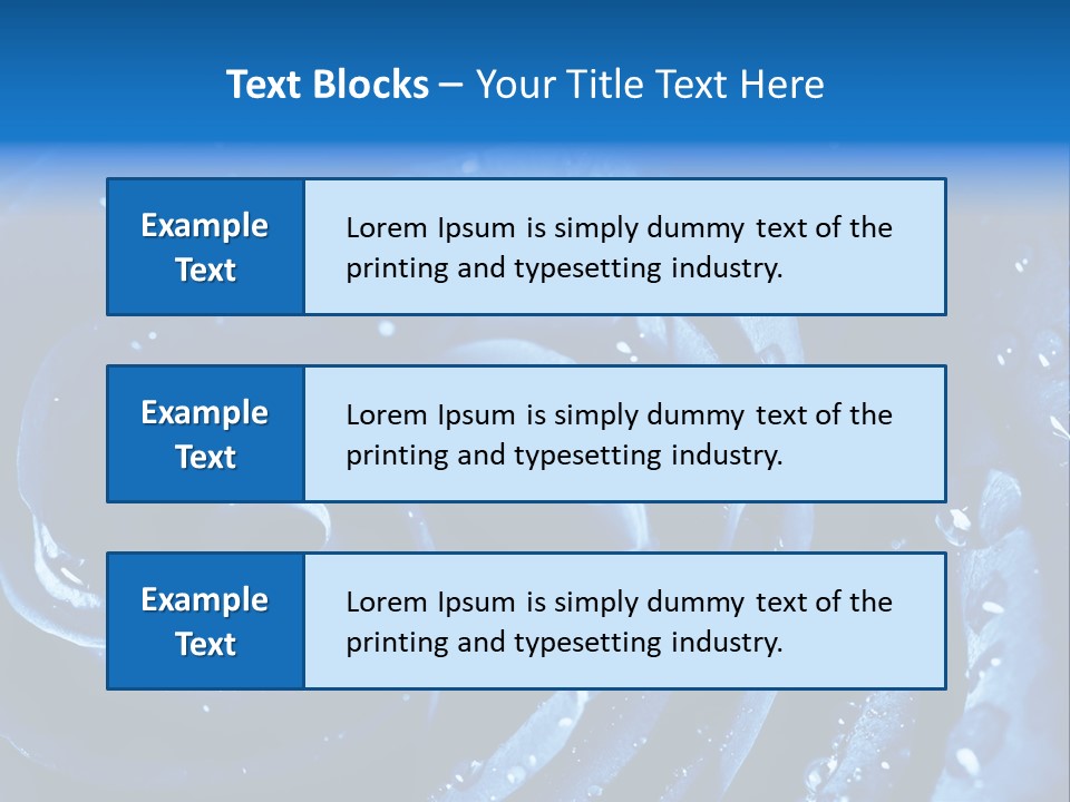 Facebook Cover Photo Blue Roses PowerPoint Template