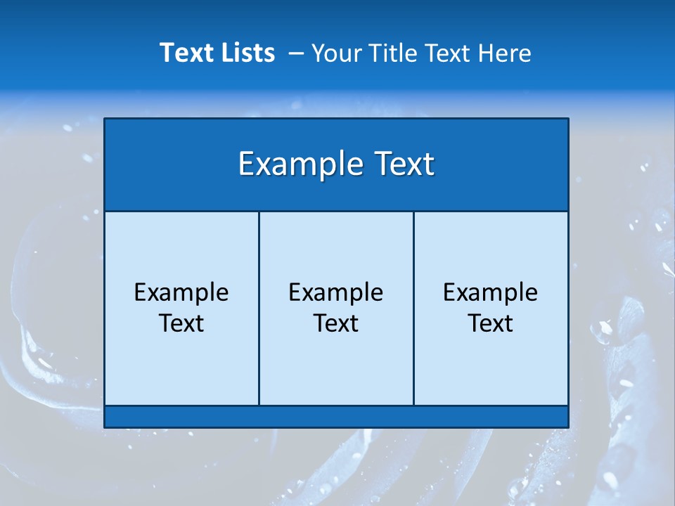 Facebook Cover Photo Blue Roses PowerPoint Template