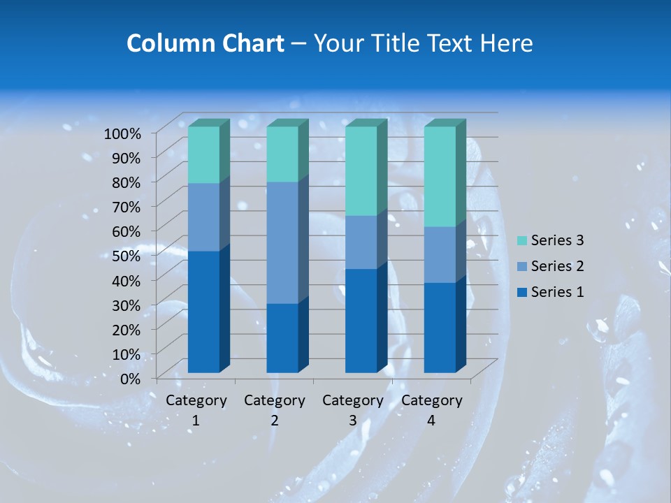 Facebook Cover Photo Blue Roses PowerPoint Template