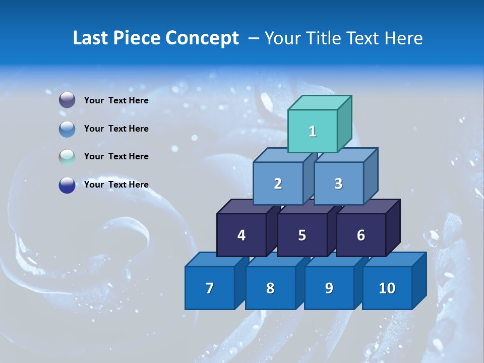 Facebook Cover Photo Blue Roses PowerPoint Template