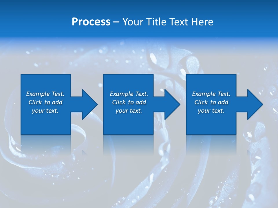 Facebook Cover Photo Blue Roses PowerPoint Template