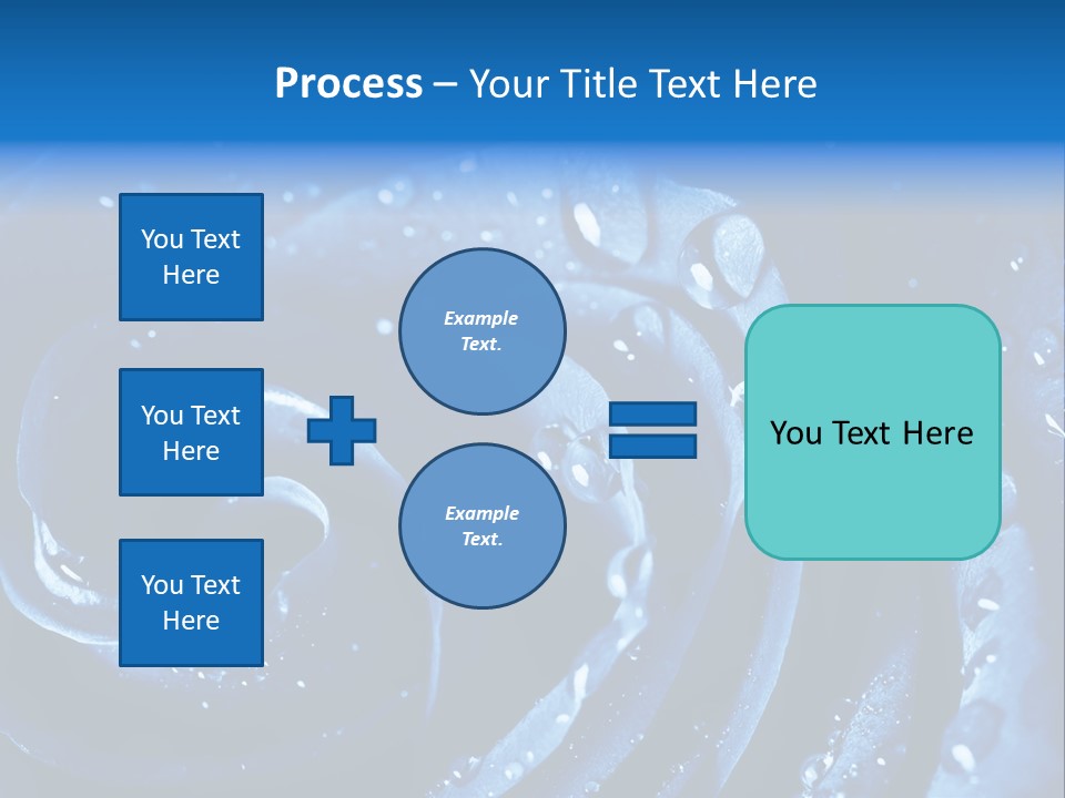 Facebook Cover Photo Blue Roses PowerPoint Template