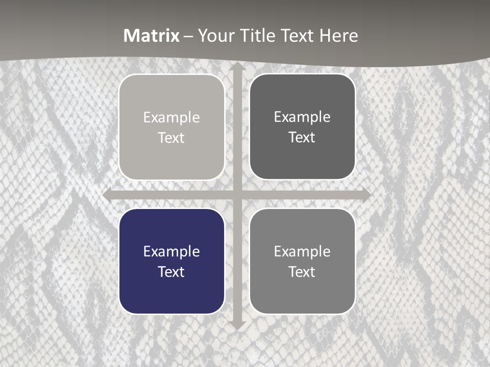Snake Texture PowerPoint Template