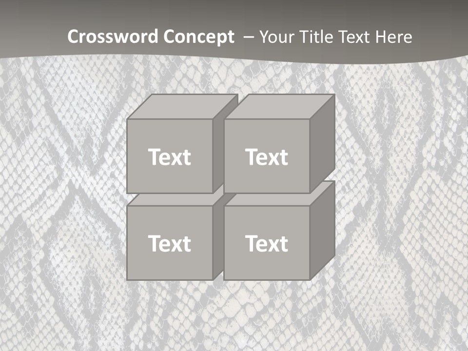 Snake Texture PowerPoint Template