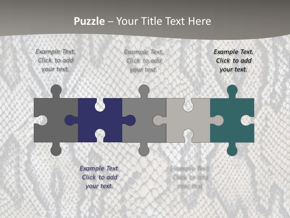 Snake Texture PowerPoint Template