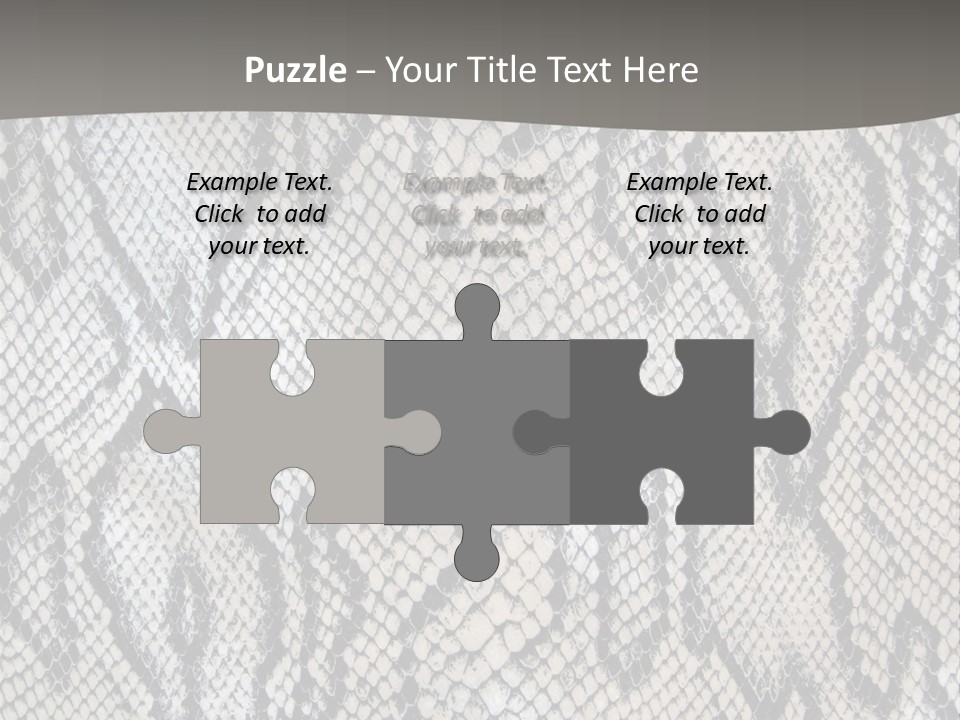 Snake Texture PowerPoint Template