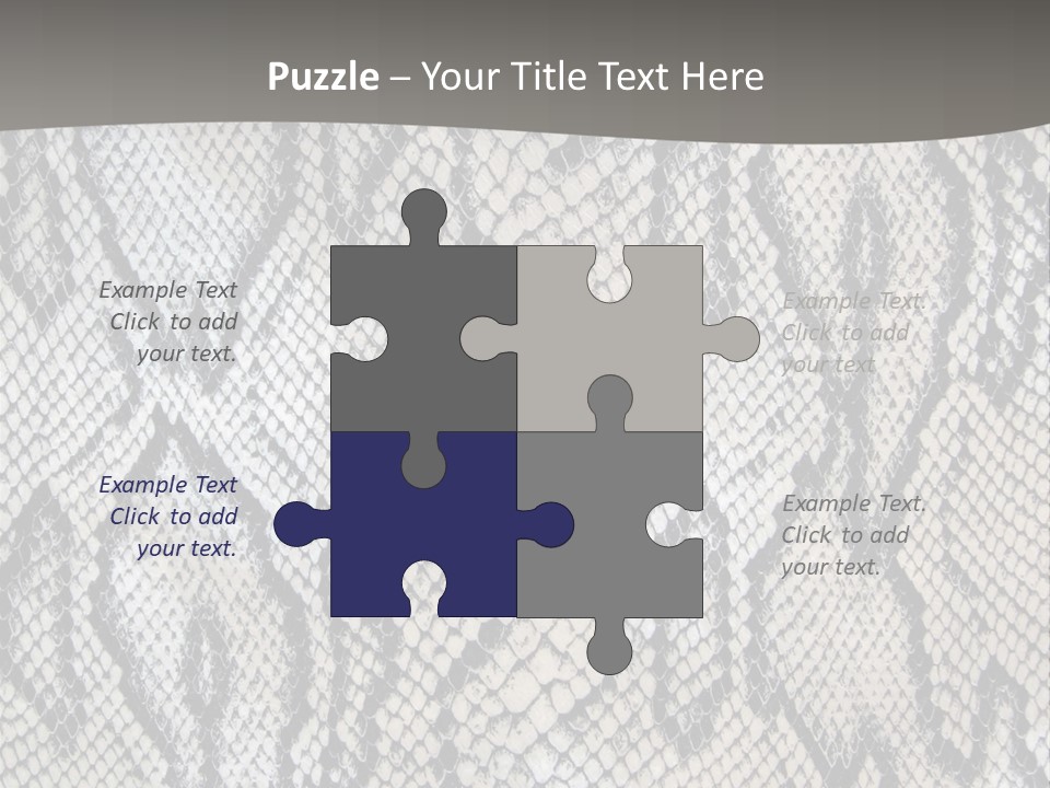 Snake Texture PowerPoint Template