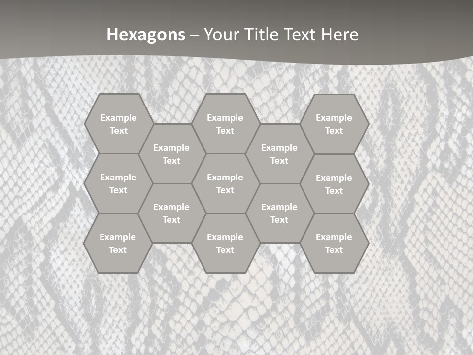 Snake Texture PowerPoint Template