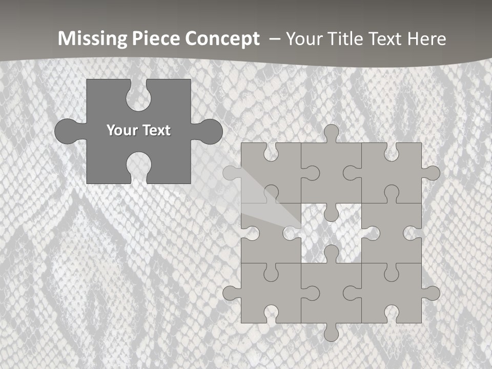 Snake Texture PowerPoint Template