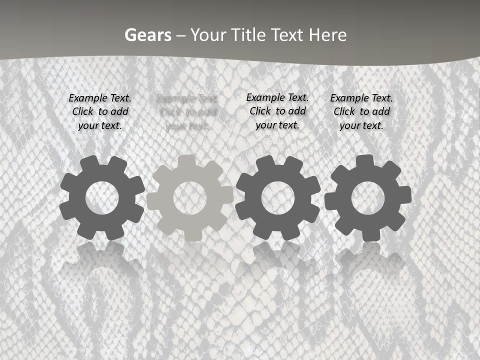 Snake Texture PowerPoint Template