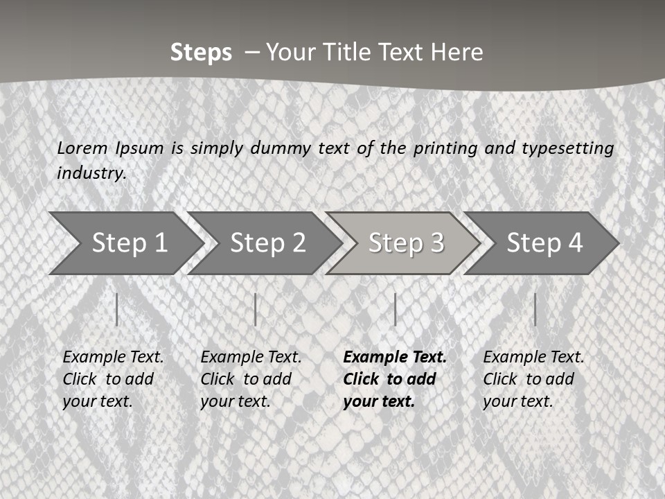 Snake Texture PowerPoint Template