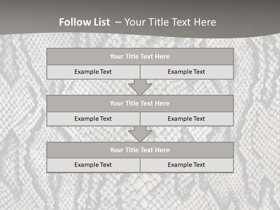 Snake Texture PowerPoint Template