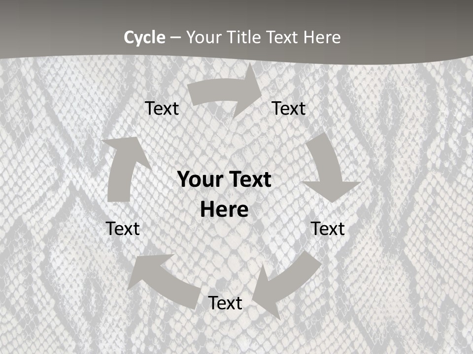 Snake Texture PowerPoint Template