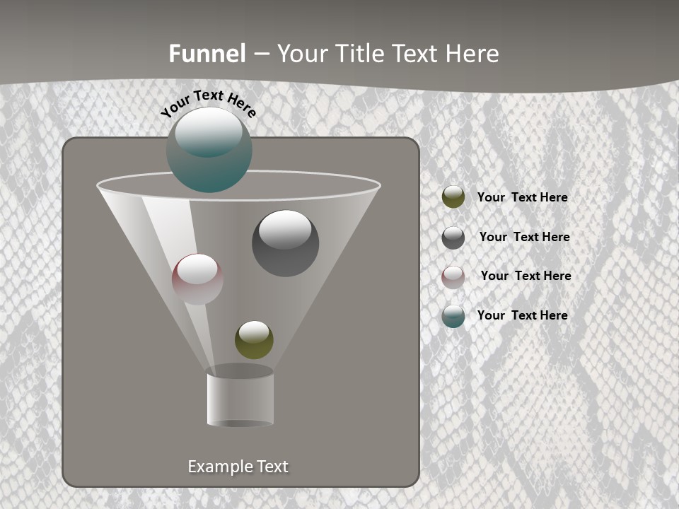 Snake Texture PowerPoint Template