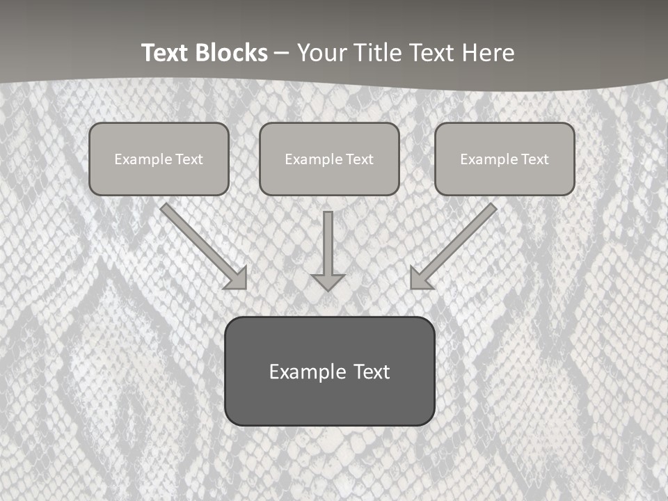 Snake Texture PowerPoint Template