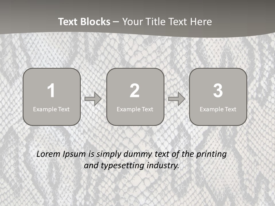 Snake Texture PowerPoint Template