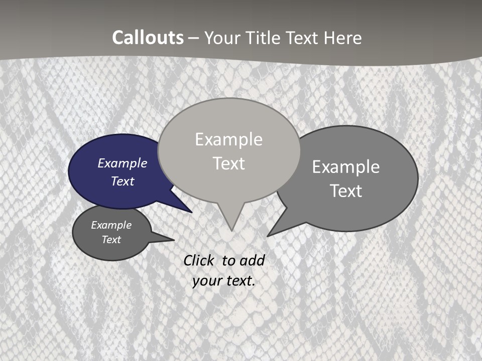 Snake Texture PowerPoint Template