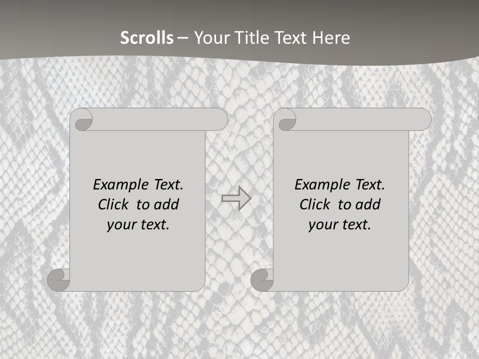 Snake Texture PowerPoint Template