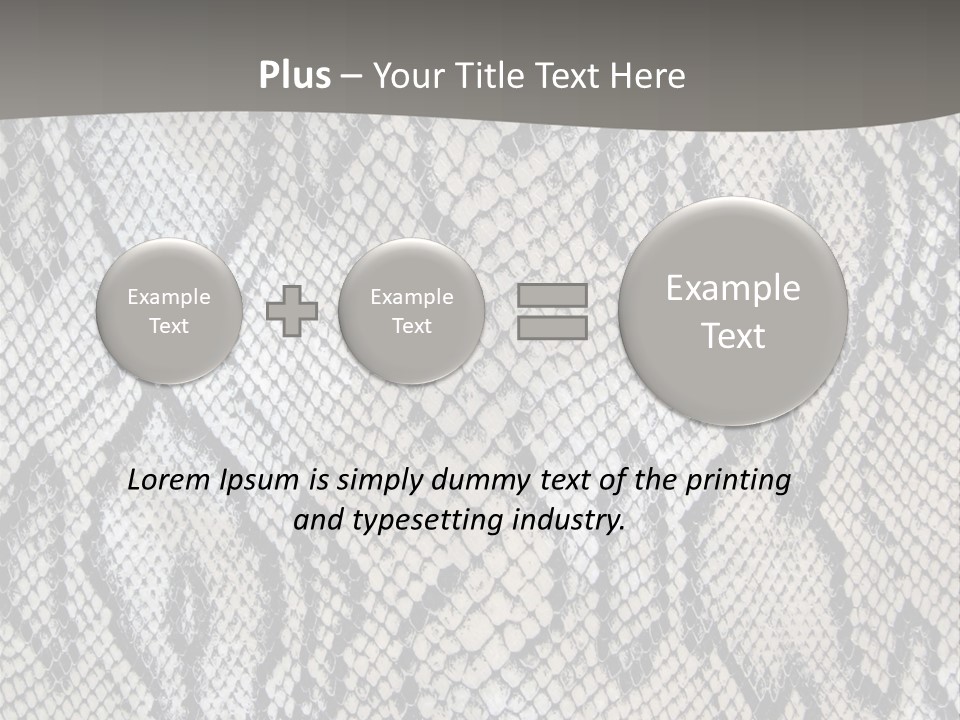 Snake Texture PowerPoint Template