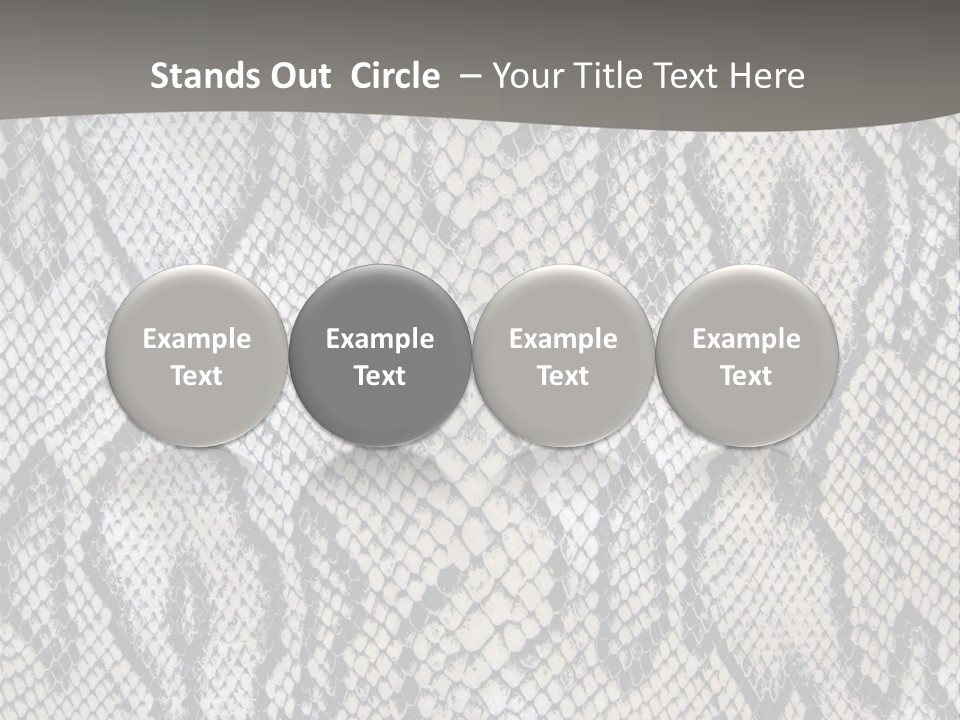 Snake Texture PowerPoint Template