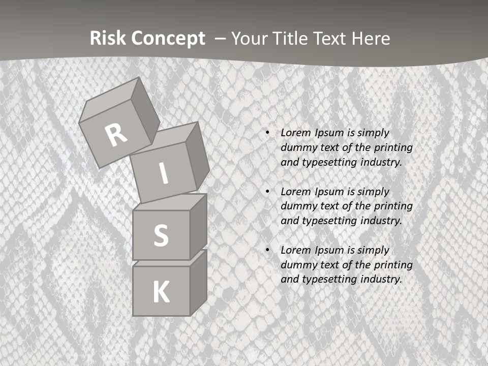 Snake Texture PowerPoint Template