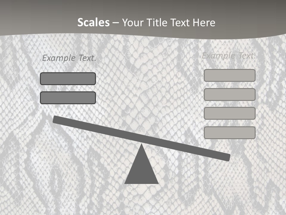 Snake Texture PowerPoint Template