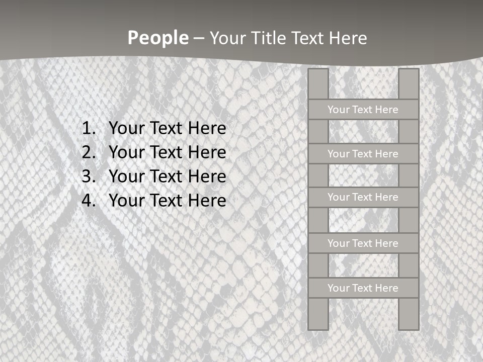 Snake Texture PowerPoint Template