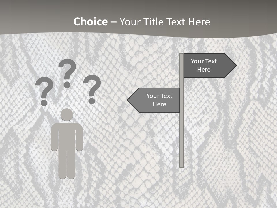 Snake Texture PowerPoint Template