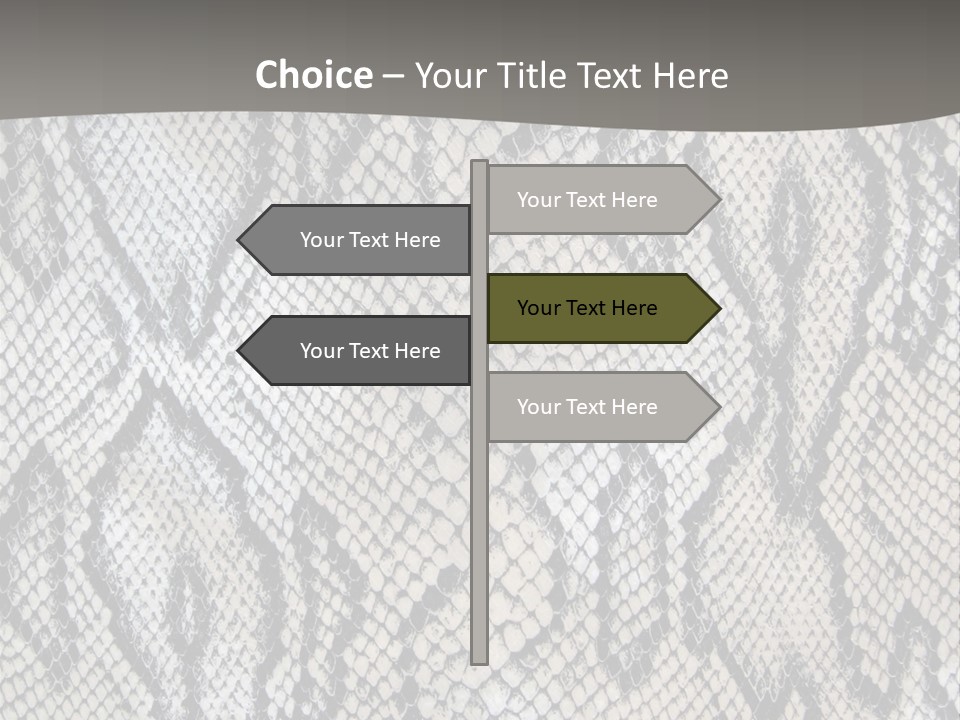 Snake Texture PowerPoint Template