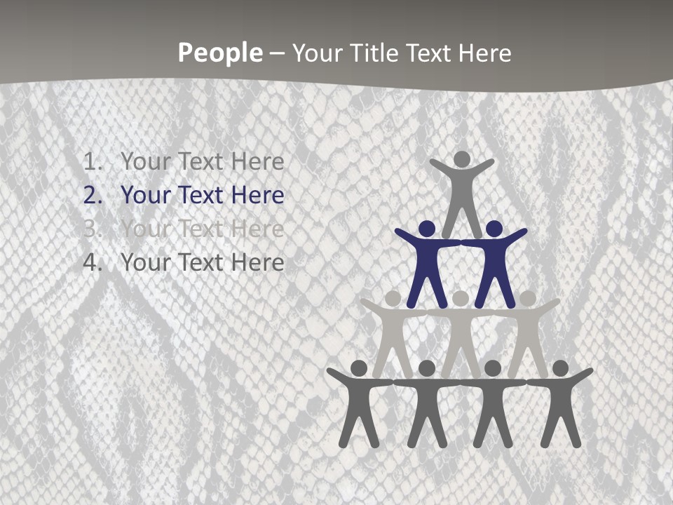 Snake Texture PowerPoint Template