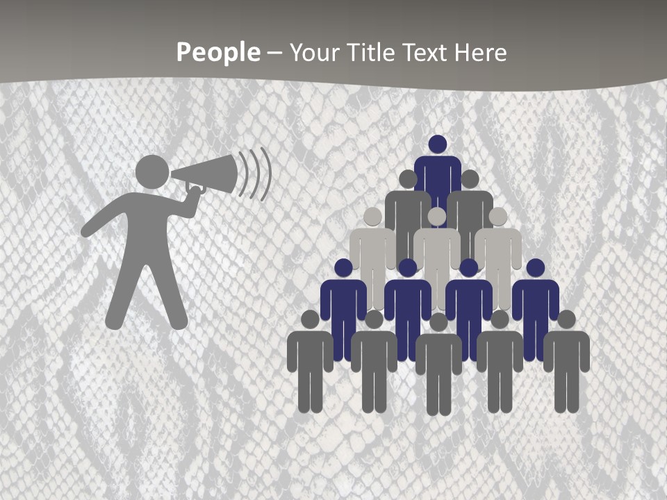 Snake Texture PowerPoint Template