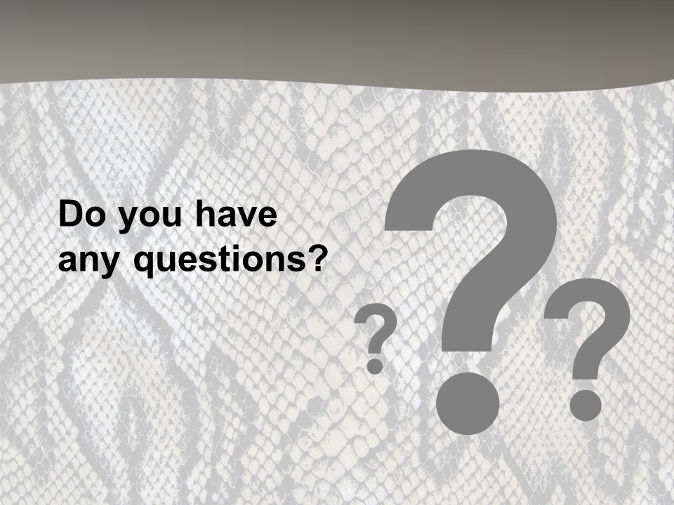 Snake Texture PowerPoint Template