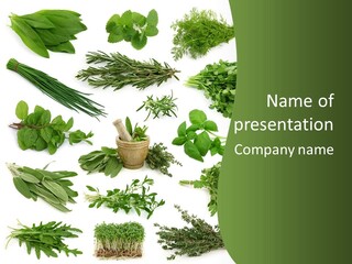 Natural Herbs PowerPoint Template