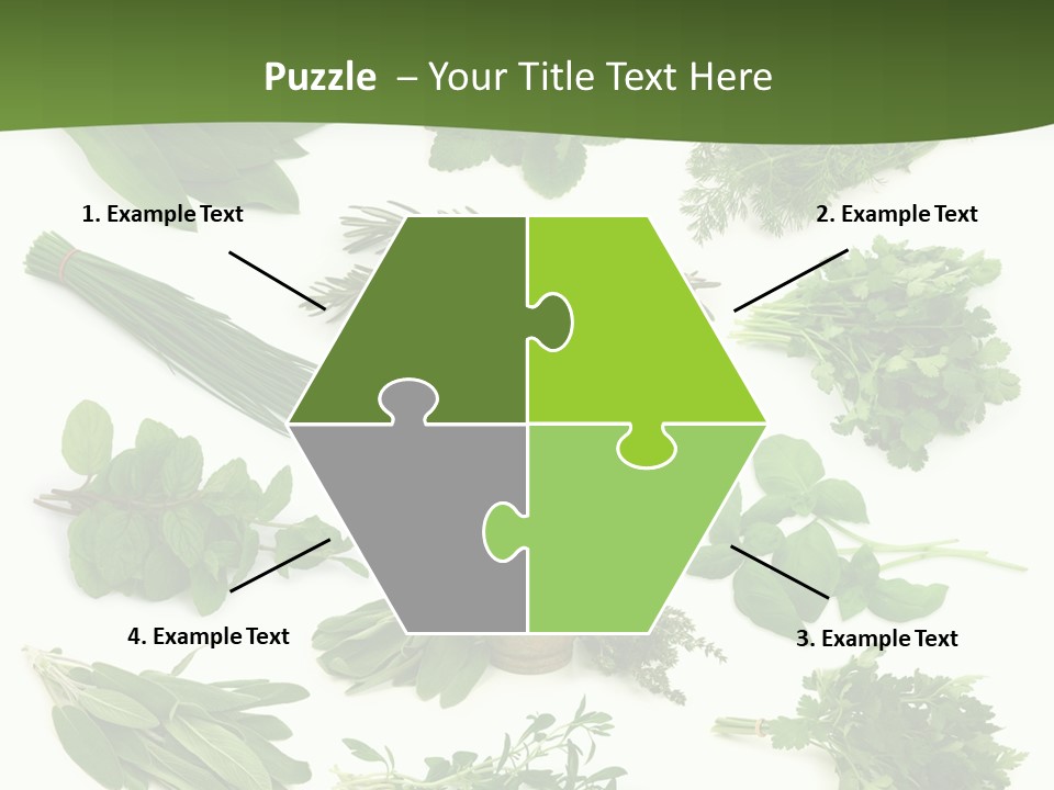 Natural Herbs PowerPoint Template